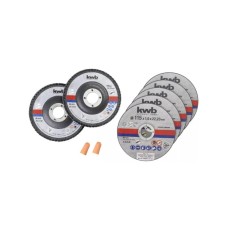EINHELL By KWB Rezna ploča za metal i lamelni brusni disk 115mm - 7kom.
