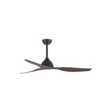 EUROLAMP Plafonski ventilator sa daljinskim upravljačem, 132 cm, 30W, tamna boja drveta
