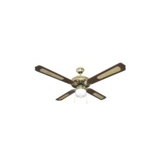 EUROLAMP Plafonski ventilator sa svetlom E27, 125 cm, 70W, braon-zlatni