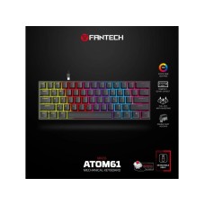 FANTECH Tastatura Mehanička Gaming MK211 RGB Atom61 crna (red switch)
