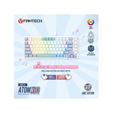 FANTECH Tastatura Mehanička Gaming MK612 Atom x83 AME bela (rosie switch)
