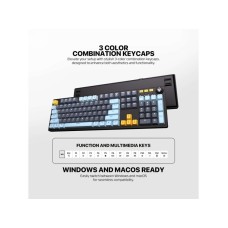FANTECH Tastatura Mehanička Gaming MK893S RGB Atom 107S MIZU Blue (Rosie switch)
