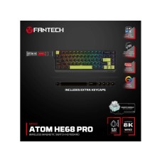 FANTECH Tastatura Wired Magnetic Gaming Fantech MK922 Atom HE68 Pro Mori crna (emerald switch) FANTECH Tastatura Wired Magnetic Gaming Fantech MK922 Atom HE68 Pro Mori crna (emerald switch)