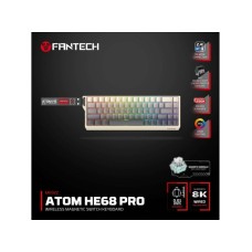 FANTECH Tastatura Wired Magnetic Gaming MK922 Atom HE68 Pro Retro bez (emerald switch) FANTECH Tastatura Wired Magnetic Gaming MK922 Atom HE68 Pro Retro bez (emerald switch)