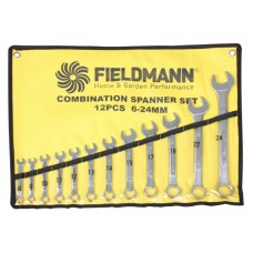 FIELDMANN FDN 1010 Set ključeva viljuškasto-okasti 6-24mm (12kom) FIELDMANN FDN 1010 Set ključeva viljuškasto-okasti 6-24mm (12kom)