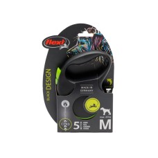 FLEXI Povodac za psa Black Design M cord - 5m