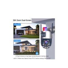 GEMBIRD CAM-IP6MP-EP5-36X *ZOOM GMB kamera 6mpix microSD iCSee xmeye pro app Two-way PTZ ip66,2x3.6mm