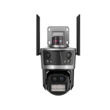 GEMBIRD CAM-IP9MP-EP12 Rezolucija: 9 MP (3 MP + 3 MP + 3 MP) Objektivi: 3 × 3,6 mm