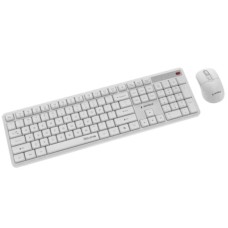 GEMBIRD GEMBIRD KBS-WMS-01-W Gembird Silent Key Pro Business bežièni desktop set, bela, US raspored GEMBIRD GEMBIRD KBS-WMS-01-W Gembird Silent Key Pro Business bežièni desktop set, bela, US raspored