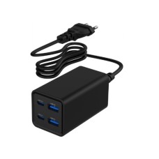 GEMBIRD GEMBIRD TA-UC-2A2C-PD65-01-BK Gembird 4-port 65W GaN USB PowerDelivery brzi punjac, black