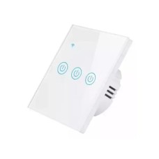 GEMBIRD GEMBIRD ZIGBEE-SMART-3 GANG-RSH-SP003-EU Gembird 3 Smart bezicna prekidaca,APP glasovna kontrola Glass Touch