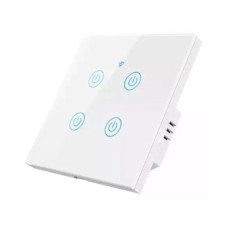 GEMBIRD GEMBIRD ZIGBEE-SMART-4 GANG-RSH-SP004-EU Gembird 4 Smart bezicna prekidaca,APP glasovna kontrola Glass Touch