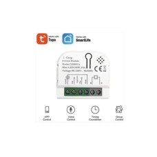 GEMBIRD SMART-2GANGTuya Wifi DIY Self-locking daljinski upravljac Smart Switch relejni modul DC 5V/7-32V AC