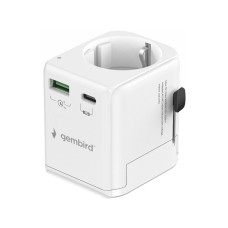 GEMBIRD Travel adapter TPA-EU1A1C20-01-W Univerzalni, sa uzemljenjem 20W GEMBIRD Travel adapter TPA-EU1A1C20-01-W Univerzalni, sa uzemljenjem 20W