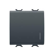 GEWISS GW12172F Osvetljeno dugme 1 NO 2M 1P 16A Plug-in terminali Crna GEWISS GW12172F Osvetljeno dugme 1 NO 2M 1P 16A Plug-in terminali Crna