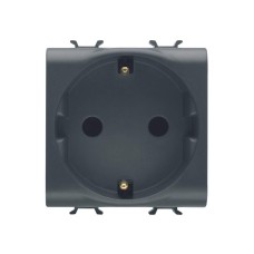 GEWISS GW12241 Socket 2M 2P + PE 16A Nemački standard Crna GEWISS GW12241 Socket 2M 2P + PE 16A Nemački standard Crna