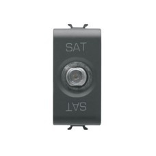 GEWISS GW12371 - TV / SAT utičnica Direktan F Ženski konektor - Satin Crna - ChoruSmart GEWISS GW12371 - TV / SAT utičnica Direktan F Ženski konektor - Satin Crna - ChoruSmart