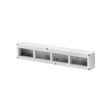 GEWISS GW27008 zaštićeno kućište za sistemske uređaje - horizontalno višestruko - 16 banda - modul 4k4 - ral 7035 siva - ip40 GEWISS GW27008 zaštićeno kućište za sistemske uređaje - horizontalno višestruko - 16 banda - modul 4k4 - ral 7035 siva - ip40