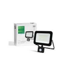 GREENTECH LED reflektor sa senzorom 50W 6500K 4250lm IP65 (AFS-50BK) GREENTECH LED reflektor sa senzorom 50W 6500K 4250lm IP65 (AFS-50BK)