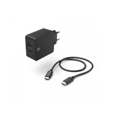 HAMA Kućni punjač USB-C, USB-A, PD 30W, kabl USB-C 1m 210521 HAMA Kućni punjač USB-C, USB-A, PD 30W, kabl USB-C 1m 210521