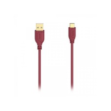 HAMA USB-C kabl,fleksibilan,bakar,pozlata, 0.75m crveni 200636