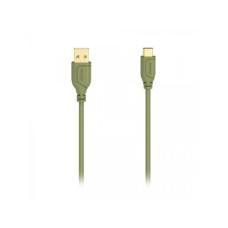 HAMA USB-C kabl,fleksibilan,bakar,pozlata,0.75m, zeleni 200637