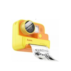 Hoco Dečija kamera sa štampačem, 2 inča IPS LCD, 720p, microSD – DV200 Yellow