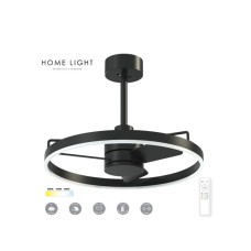 HOME LIGHT FD210 Breeze Plafonski ventilator crni