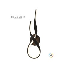 HOME LIGHT Solea 137 LED zidna lampa crna