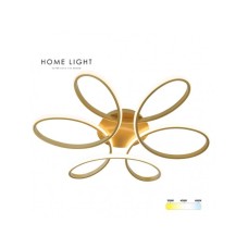 HOME LIGHT Solea 164 CCT LED plafonjera zlatna