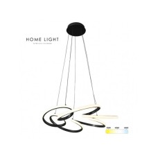HOME LIGHT Solea 165 LED luster crni
