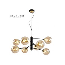 HOME LIGHT TALIA 50 LUSTER 8*G9 CRNA/BAKAR HOME LIGHT TALIA 50 LUSTER 8*G9 CRNA/BAKAR