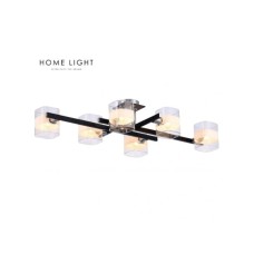 HOME LIGHT TALIA 58 LUSTER 6*E14 CRNA/HROM HOME LIGHT TALIA 58 LUSTER 6*E14 CRNA/HROM