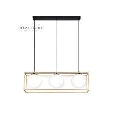 HOME LIGHT TALIA 72 LUSTER 3XE14 CRNA/ZLATO HOME LIGHT TALIA 72 LUSTER 3XE14 CRNA/ZLATO