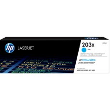 HP 203X High Yield Cyan Original LaserJet Toner Cartridge (CF541X) HP 203X High Yield Cyan Original LaserJet Toner Cartridge (CF541X)