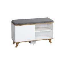 KESPER KSP15942 Cipelarnik sa jastukom za sedenje beli