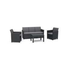 KETER Claire 3 Seater Baštenska garnitura grafit