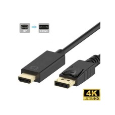 KETTZ Kabl DP2H-K3M/4K30 Displayport na HDMI kabl 3m KETTZ Kabl DP2H-K3M/4K30 Displayport na HDMI kabl 3m