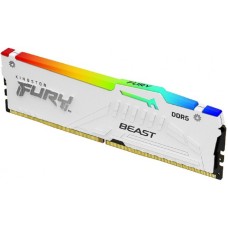 KINGSTON DIMM DDR5 16GB 5.600MHz FURY Beast White RGB XMP KF556C40BWA-16 KINGSTON DIMM DDR5 16GB 5.600MHz FURY Beast White RGB XMP KF556C40BWA-16