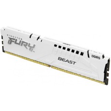 KINGSTON DIMM DDR5 16GB 5.600MHz FURY Beast White XMP KF556C40BW-16 KINGSTON DIMM DDR5 16GB 5.600MHz FURY Beast White XMP KF556C40BW-16