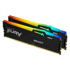 KINGSTON DIMM DDR5 32GB (2x16GB kit) 5200MT/s, Fury Beast RGB (KF552C40BBAK2-32) KINGSTON DIMM DDR5 32GB (2x16GB kit) 5200MT/s, Fury Beast RGB (KF552C40BBAK2-32)