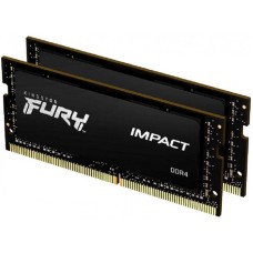 KINGSTON SODIMM DDR4 16GB (2x8GB kit) 3200MHz FURY Impact Black (KF432S20IBK2/16)