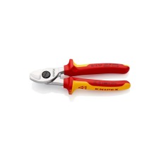 KNIPEX Makaze za kablove izolovane VDE hromirane 165mm – 95 16 165 KNIPEX Makaze za kablove izolovane VDE hromirane 165mm – 95 16 165