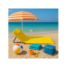 Lemon Planet Lezaljka sklopiva za plazu 140x39cm zuta LP-722000 zuta Lemon Planet Lezaljka sklopiva za plazu 140x39cm zuta LP-722000 zuta