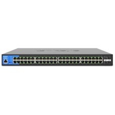 LINKSYS 48-Port Managed Gigabit PoE+ Switch with 4 10G SFP+ Uplinks 740W TAA Compliant LGS352MPC