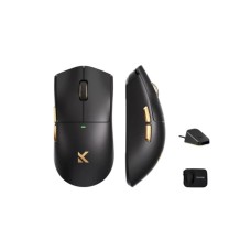 MCHOSE Bežični gaming miš K7 Ultra Black /PAW3950/8KHz pooling/Omron Mechanical