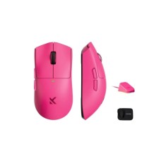 MCHOSE Bežični gaming miš K7 Ultra Rose Red /PAW 3950/8K Hz/Omron Mechanical