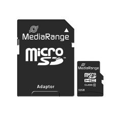 MEDIARANGE Memorijska kartica MicroSDHC 32GB R959 + SD adapter C10 MEDIARANGE Memorijska kartica MicroSDHC 32GB R959 + SD adapter C10