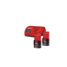 MILWAUKEE Set baterija 12V i punjača – M12NRG-202 MILWAUKEE Set baterija 12V i punjača – M12NRG-202