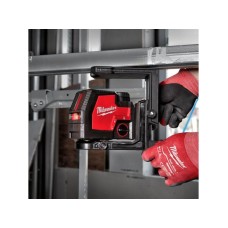 MILWAUKEE USB punjivi 3D zeleni laser 30m – L4CLLP-301C